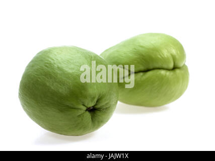 Les végétaux,citrouille Sechium edule Chayote,, Banque D'Images