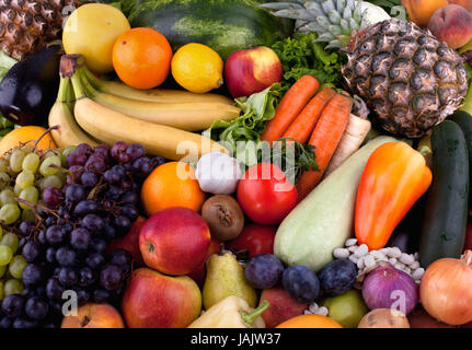 Ces fruits et légumes. Banque D'Images