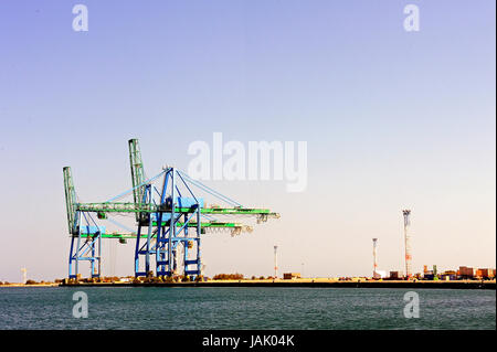 L'industrie sur le port de Fos-sur-Mer à côté de Marseille. Banque D'Images