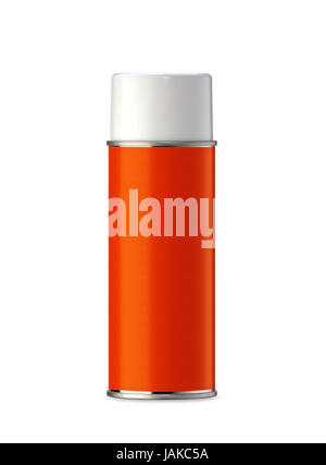 Spray aluminium pouvez, vous pouvez l'utiliser comme peinture aérosol ou d'insecticide peut. (With clipping path) travail Banque D'Images