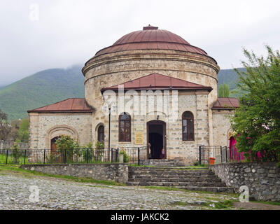 Musée National d'arts appliqués dans une ancienne église orthodoxe russe, dans la ville azerbaïdjanaise de Sheki Banque D'Images