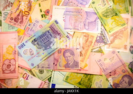 Autre monnaie note et des pièces de différents pays historique Banque D'Images