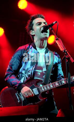 Stereophonics at the Isle of Wight Festival 10 juin 2016, l'OIEAU Newport Banque D'Images