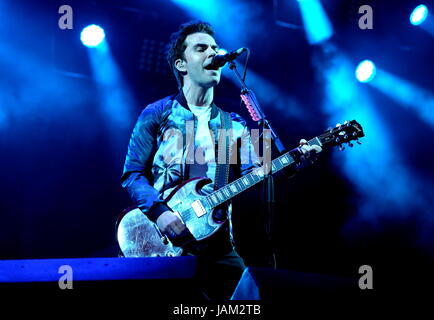 Kelly Jones Avec Stereophonics à Isle of Wight Festival 10 juin 2016, l'OIEAU Newport Banque D'Images