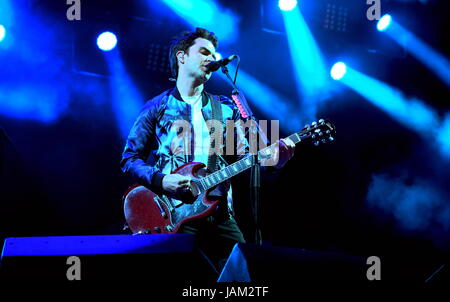 Kelly Jones Avec Stereophonics à Isle of Wight Festival 10 juin 2016, l'OIEAU Newport Banque D'Images