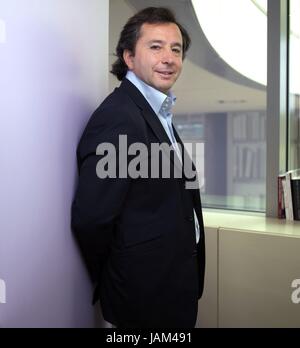 Pierre Fraidenraich, directeur de la Langue Française I-télé TV channel. 14 avril, 2009 Photo Damien Grenon Banque D'Images