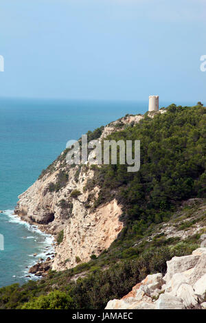 La Serra d'Irta Parc Naturel, Peniscola, Castellon Banque D'Images