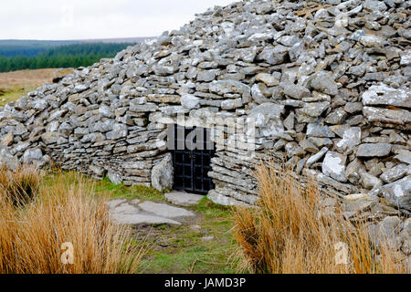 Le Gris de Cairns, Cairns Camster néolithique chambré, Caithness, Highland, Ecosse, Royaume-Uni, Europe Banque D'Images