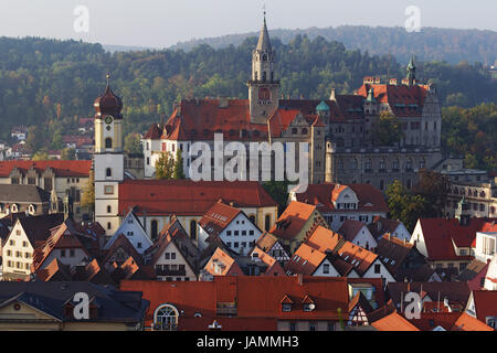 Sigmaringen - Haus Hohenzollern - Südansicht Banque D'Images