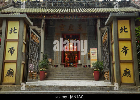 Tai Pak historique Temple (1863), Wan Chai, Hong Kong Island, Hong Kong, Chine Banque D'Images