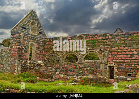 L'ancien couvent sur Iona en Ecosse Banque D'Images