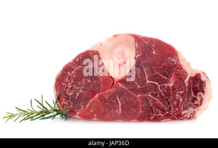 Jambe de boeuf in front of white background Banque D'Images