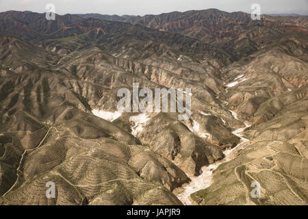 Xining, Xining, Chine. 28 mai, 2017. Xining, Chine-Mai 28 2017 : (usage éditorial uniquement. Chine OUT) .La photographie aérienne de Xining, Province de Qinghai, dans le nord-ouest de la Chine, le 7 juin 2017. Crédit : SIPA Asie/ZUMA/Alamy Fil Live News Banque D'Images