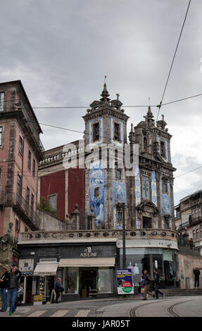 Igreja de Santo Ildefonso - Porto Portugal Banque D'Images