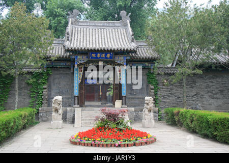 Monastère Jinci à Taiyuan (Chine). Banque D'Images