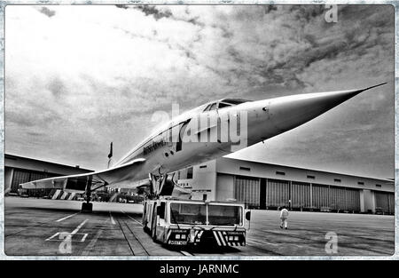 Heathrow Terminal 4 à Concorde Banque D'Images