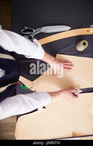 Station de travail dans l'Atelier de tailleurs Banque D'Images