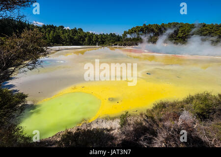 La palette de l'artiste - Waiotapu la Réserve Thermale, Nouvelle-Zélande Banque D'Images