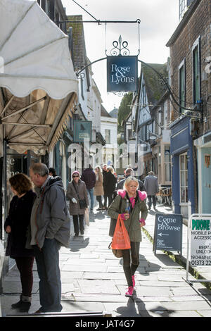 Vues générales de Frome dans le Somerset - Bon marché Street Banque D'Images