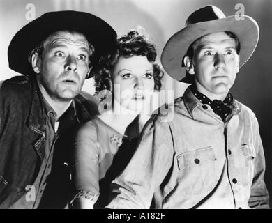 Des souris et des hommes 1939 United Artists film avec de gauche à droite : Lon Chaney Jr, Betty Field, Burgess Meredith Banque D'Images