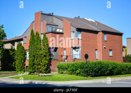 Cher homes à Montréal, Canada. Banque D'Images