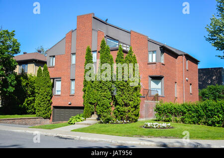 Cher homes à Montréal, Canada. Banque D'Images