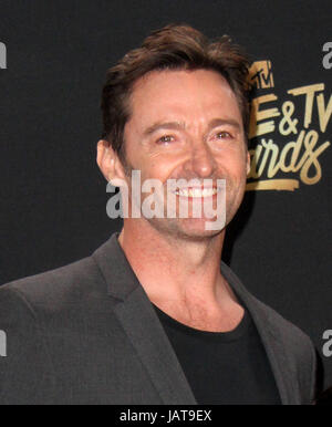 2017 MTV Movie & TV Awards Salle de presse tenue au Shrine Auditorium à Los Angeles. En vedette : Hugh Jackman Où : Los Angeles, California, United States Quand : 08 mai 2017 Credit : Adriana Barraza M./WENN.com Banque D'Images