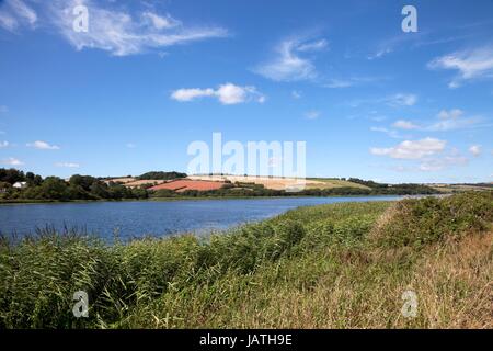 Ley lieu non identifié, le plus grand lac d'eau douce dans le sud-ouest de l'Angleterre, dans le Devon. Banque D'Images