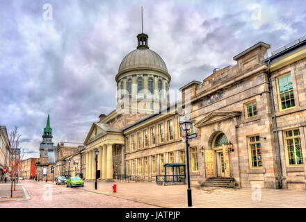 Marché Bonsecours dans le vieux Montréal, Canada. Construit en 1860 Banque D'Images