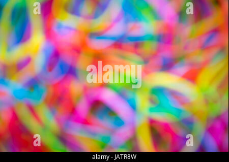 Résumé fond flou lumineux photo de fouillis de couleurs arc-en-ciel Banque D'Images