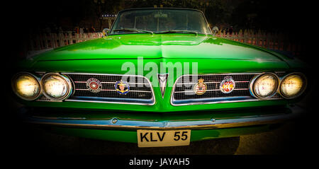 New Delhi, Inde - 6 Février 2016 : Cette voiture a été conçu par John Zdelorean Pontiac Leman. Sa conception novatrice, la consommation de carburant, le moteur V8 powered by Banque D'Images