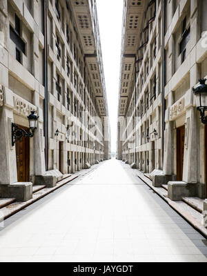 Santo Domingo République dominicaine - 16 mai 2017 : l'espace intérieur du phare de Colomb Banque D'Images