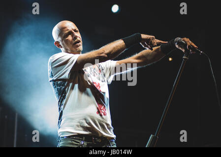 9 septembre 2015 : le groupe de rock italien negrita en live sur la scène du festival 2015 à Moncalieri ritmika photo : Cronos/alessandro bosio Banque D'Images