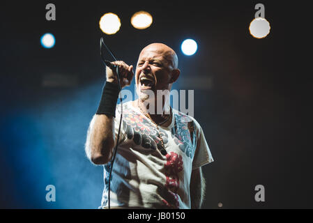 9 septembre 2015 : le groupe de rock italien negrita en live sur la scène du festival 2015 à Moncalieri ritmika photo : Cronos/alessandro bosio Banque D'Images