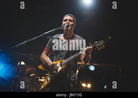 9 septembre 2015 : le groupe de rock italien negrita en live sur la scène du festival 2015 à Moncalieri ritmika photo : Cronos/alessandro bosio Banque D'Images