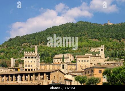 Gubbio Palazzo dei Consoli 06 Banque D'Images