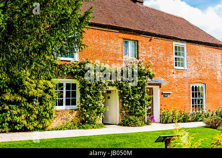 Maison de Jane Austen ; un musée à Chawton, dans le Hampshire, Angleterre, Royaume-Uni, Grande Bretagne, Wohnhaus von Jane Austen Banque D'Images