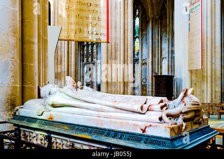 La cathédrale de Winchester ; Kathedrale von Winchester, Hampshire, Südengland Banque D'Images