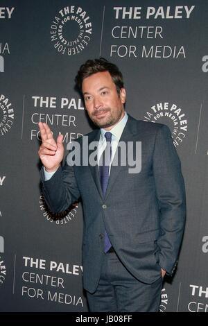 New York, NY, USA. 7 juin, 2017. Jimmy Fallon à arrivés pour la Paley Center for Media présente : Une soirée avec l'exposition de ce soir avec Jimmy Fallon, le Paley Center for Media, New York, NY Le 7 juin 2017. Crédit : Jason Mendez/Everett Collection/Alamy Live News Banque D'Images