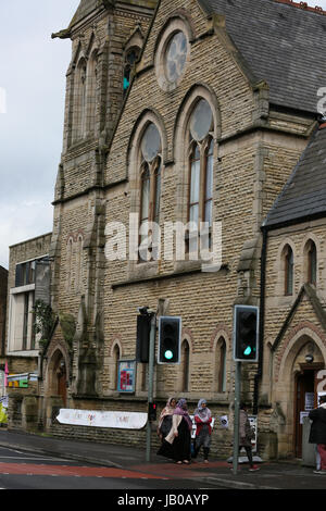 Le Grand Manchester, UK. Jun 8, 2017. Une réforme de l'Église été utilisé pour l'interrogation pendant les élections, Stockport Road, Levenshulme, Greater Manchester, 8 juin, 2017 Crédit : Barbara Cook/Alamy Live News Banque D'Images