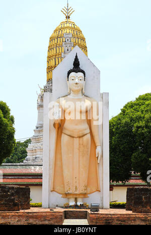 Wat Phra Sri Rattana Mahathat Temple, Phitsanulok , Thaïlande Banque D'Images