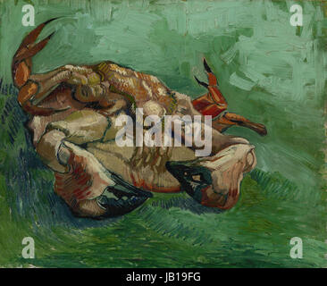 Vincent van Gogh - un crabe sur le dos Banque D'Images