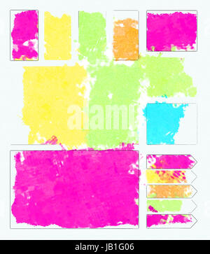 Blocs de couleur aléatoire abstract background Banque D'Images