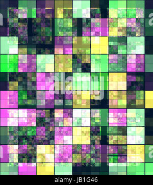 Blocs de couleur aléatoire abstract background Banque D'Images