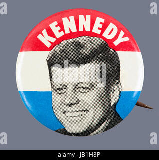 Campagne présidentielle américaine de 1960 pour John F. Kennedy Banque D'Images