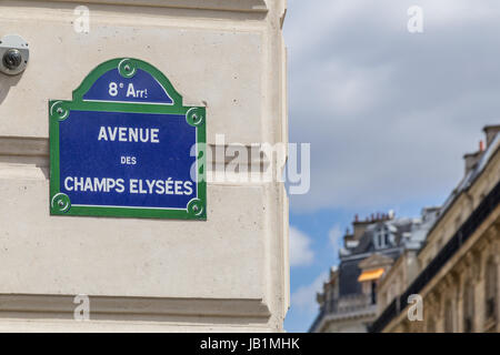 Avenue des Champs Elysées Banque D'Images