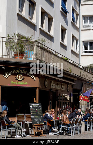 Rue Thouret, Rouen, Normandie, France, Europe Banque D'Images