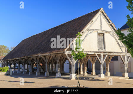 France, Seine-et-Marne (77), Beaumont-du-Gâtinais, les Halles // France, Seine et Marne, Beaumont du Gâtinais, Halles Banque D'Images