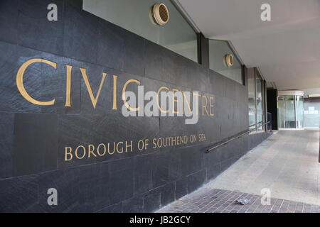 Civic Centre, avenue Victoria, Southend-on-Sea, Essex. SS2 6ER Banque D'Images