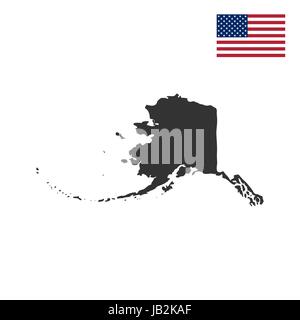 Site de l'Alaska Illustration de Vecteur